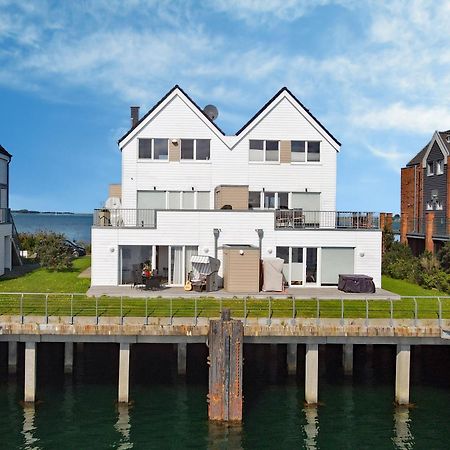 3-Zi-Ferienwohnung BRIGANTINE 33 Wasserblick, Sauna, Whirlpool by Seeblick Ferien Olpenitz Exterior foto
