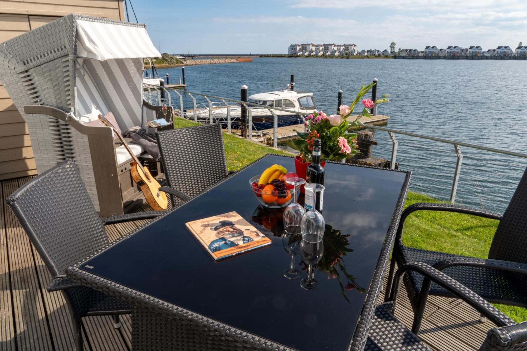 3-Zi-Ferienwohnung BRIGANTINE 33 Wasserblick, Sauna, Whirlpool by Seeblick Ferien Olpenitz Exterior foto
