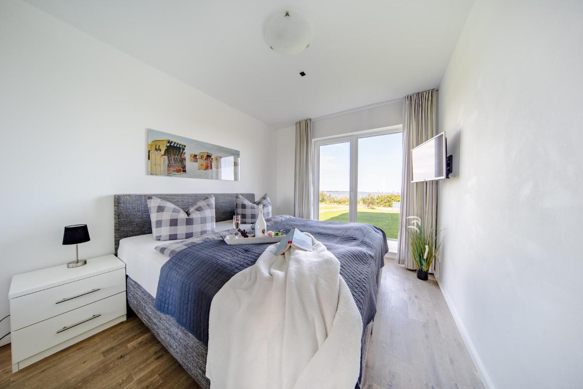 3-Zi-Ferienwohnung BRIGANTINE 33 Wasserblick, Sauna, Whirlpool by Seeblick Ferien Olpenitz Exterior foto