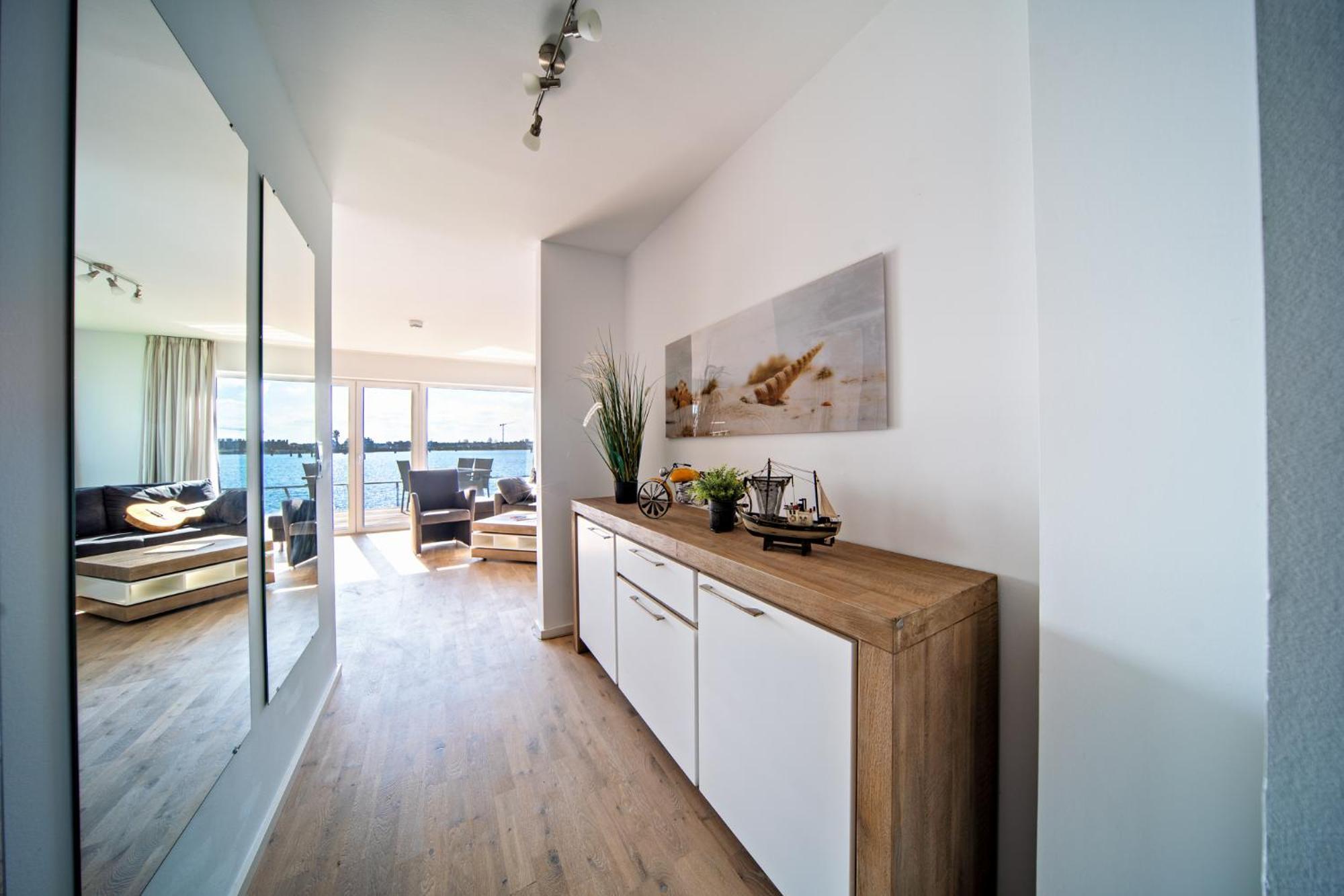 3-Zi-Ferienwohnung BRIGANTINE 33 Wasserblick, Sauna, Whirlpool by Seeblick Ferien Olpenitz Exterior foto