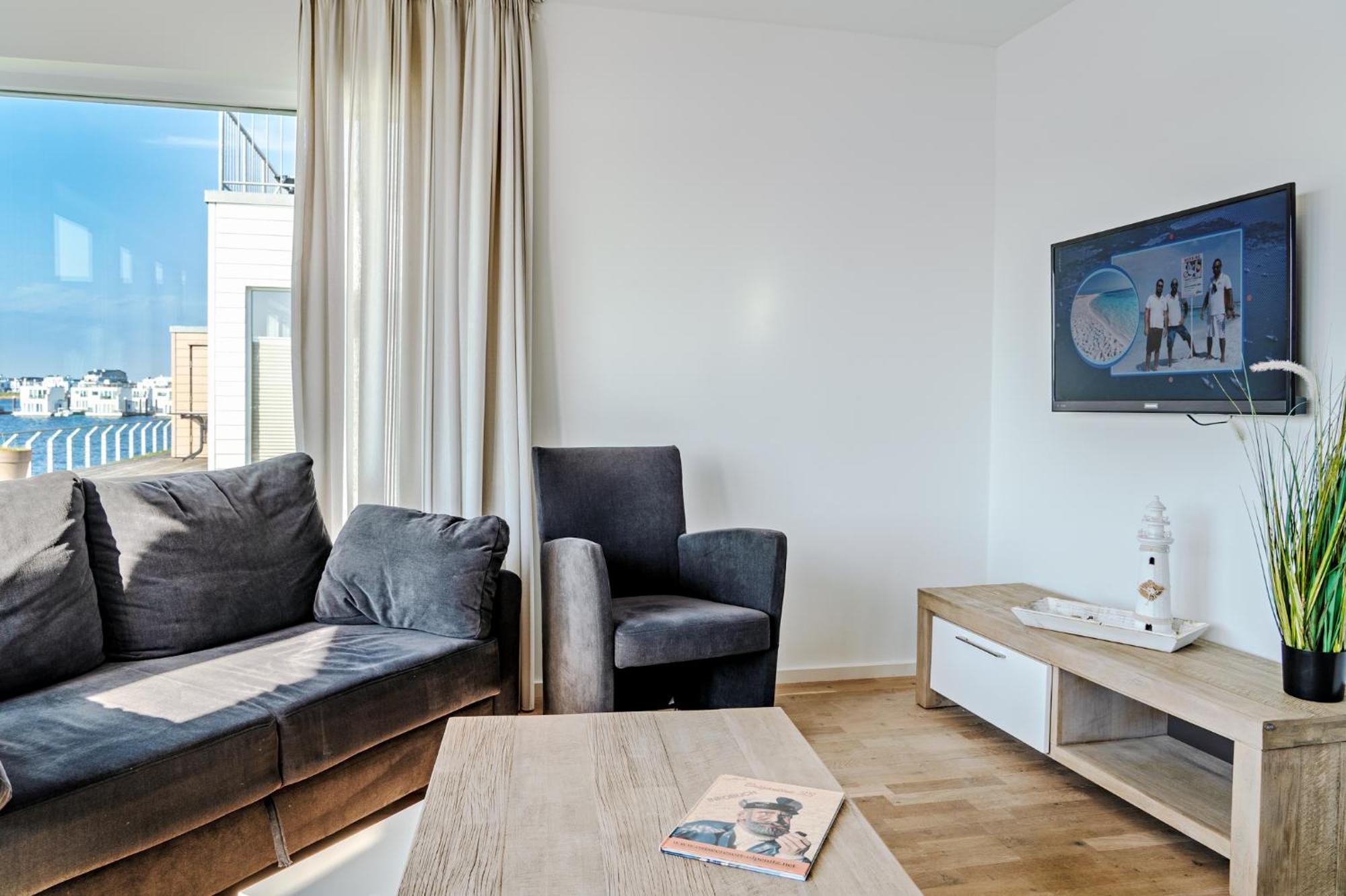 3-Zi-Ferienwohnung BRIGANTINE 33 Wasserblick, Sauna, Whirlpool by Seeblick Ferien Olpenitz Exterior foto