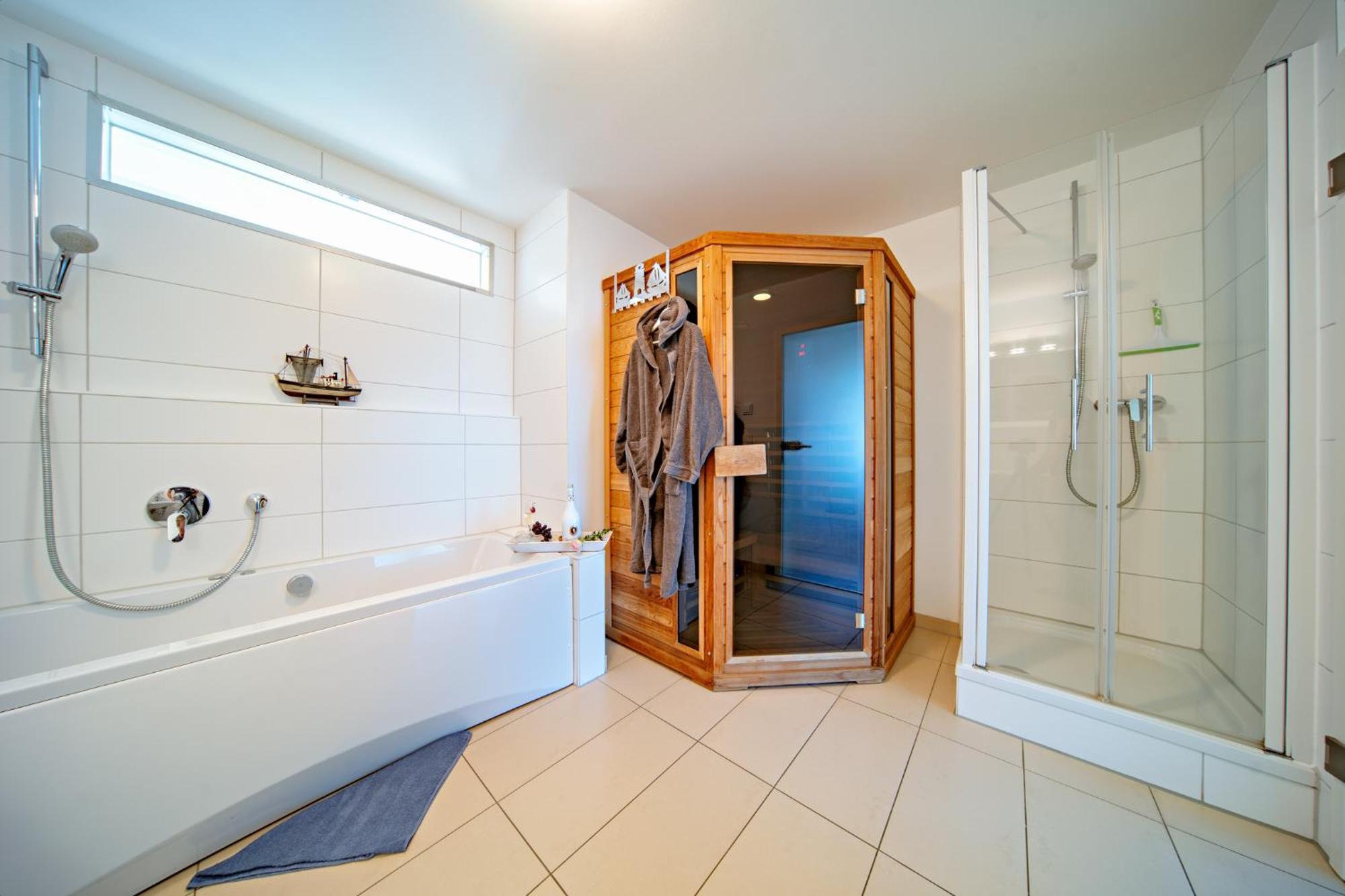 3-Zi-Ferienwohnung BRIGANTINE 33 Wasserblick, Sauna, Whirlpool by Seeblick Ferien Olpenitz Exterior foto