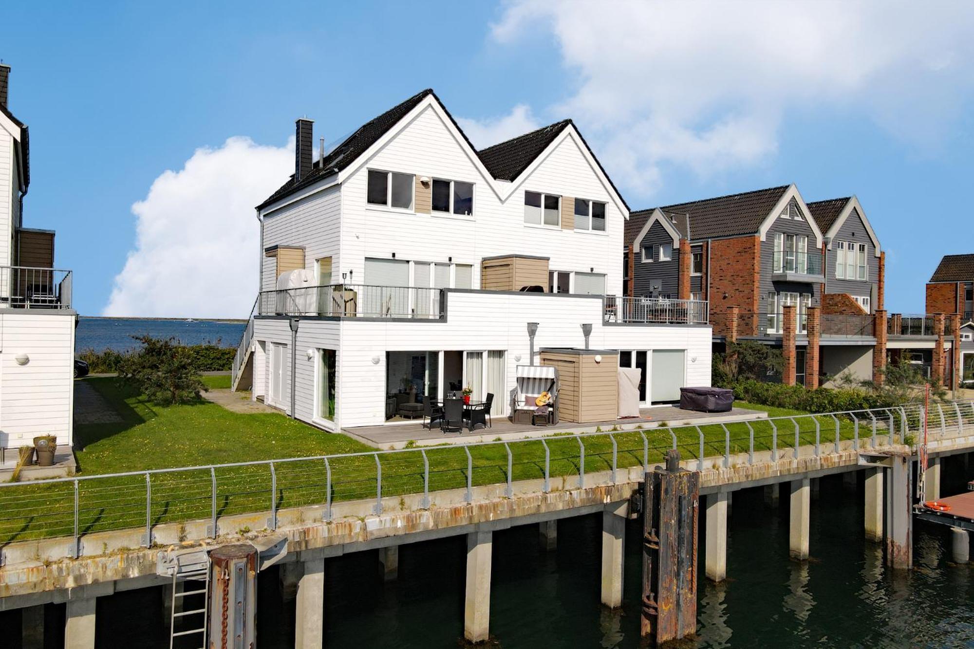3-Zi-Ferienwohnung BRIGANTINE 33 Wasserblick, Sauna, Whirlpool by Seeblick Ferien Olpenitz Exterior foto