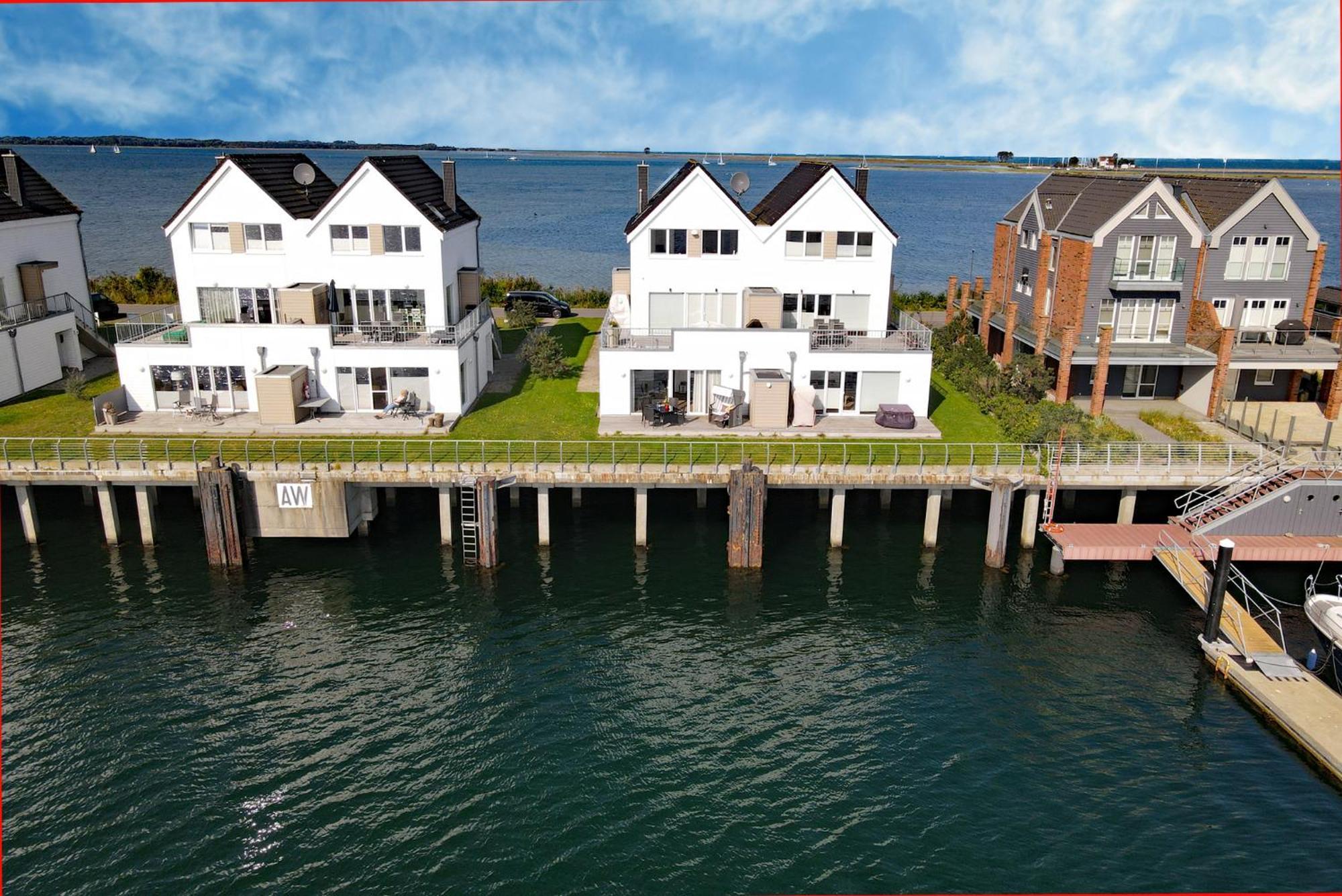 3-Zi-Ferienwohnung BRIGANTINE 33 Wasserblick, Sauna, Whirlpool by Seeblick Ferien Olpenitz Exterior foto